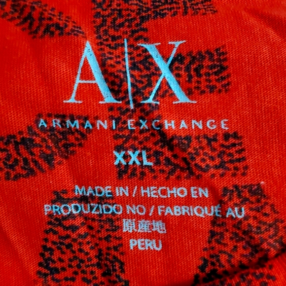 Armani Exchange T-shirt 100% Cotton 2XL - Picture 3 of 10